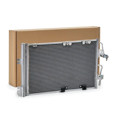 Abbildung von RIDEX 448C0141 Klimakondensator mit Trockner 587 x 380 16 mm 11,8 Aluminium OPEL: Zafira B, Astra H Caravan, Schrägheck