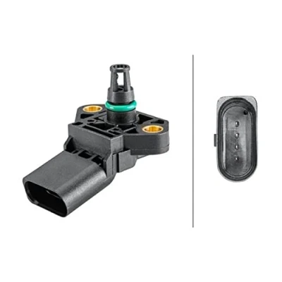 Abbildung von HELLA 6PP 358 152 261 Sensor, Ladedruck VOLKSWAGEN: Crafter 30 50 Kastenwagen, Multivan 5 (7HM, Transporter Bus, AUDI: A6 C7 Avant, Limousine