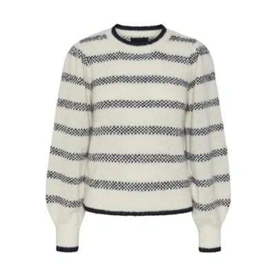 Abbildung von Pieces Jadine O NECK Strickpullover, Damen, Größe: XL, Birch