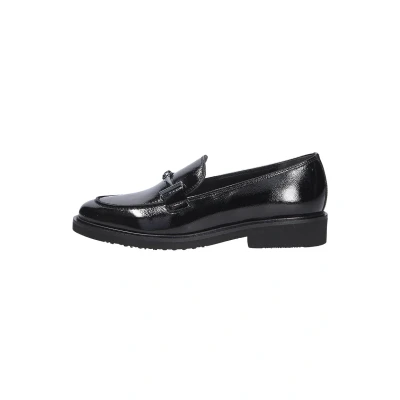 Abbildung von Gabor Slipper, Damen, Größe: 39.5, Schwarzaltsilber Lack
