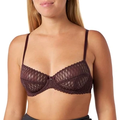 Abbildung von Triumph Damen Aura Spotlight T W Bra, Merlot, 80C
