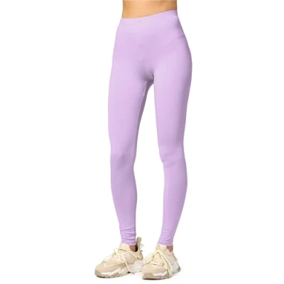 Abbildung von Merry Style Damen Lange Leggings aus Viskose MS10 143 (Hellviolett, M)