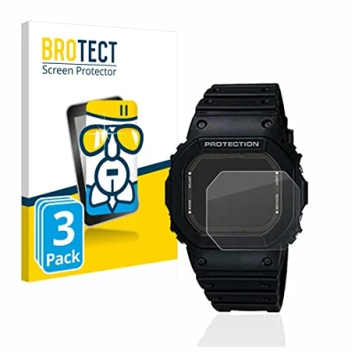 Abbildung von BROTECT Schutzglas für Casio G Shock GW 5000 1JF (3 Stück) Schutzfolie Panzer Folie Glas [Extrem Kratzfest 9H, Anti Fingerprint, Ultra Transparent]