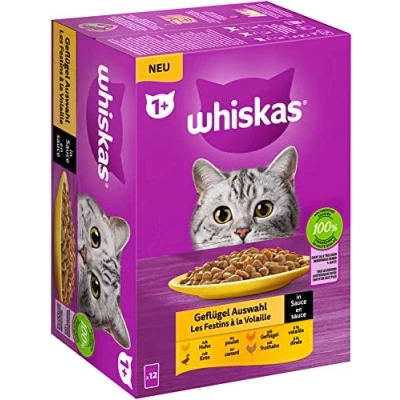 Abbildung von Whiskas 1+ Geflügel Auswahl in Sauce