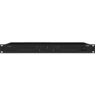 Abbildung von IMG STAGELINE STA 400D Stereo PA Digital Verstärker, Class D Amplifier mit Schutzschaltungen gegen Kurzschluss und Übertemperatur in besonders flacher Bauform, Schwarz