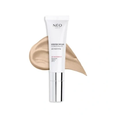 Abbildung von NEO MAKE Up Intense Serum​ Concealer Beauty Highlighter Augenringe Augenpflege Glow Augenroller Cooler Augencreme gegen Color Corrector 02 Ivory