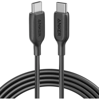 Abbildung von Anker Powerline III USB C auf Schnellladekabel (1,8 m), 60 W Power Delivery (PD), Aufladen für Apple MacBook, iPad Pro, Samsung Galaxy S10 Plus, S9, S8 Pixel und mehr