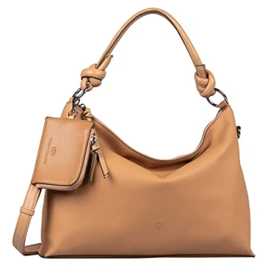 Abbildung von TOM Tailor Hannah HOBO Handtasche, Damen, Größe: One Size, Camel nature