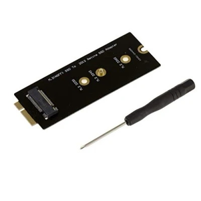 Abbildung von KALEA INFORMATIQUE M2 zu Mac PRO 2012 Adapter, um EIN M.2 SSD anstelle des originalen 8+18 poligen auf einem montieren.