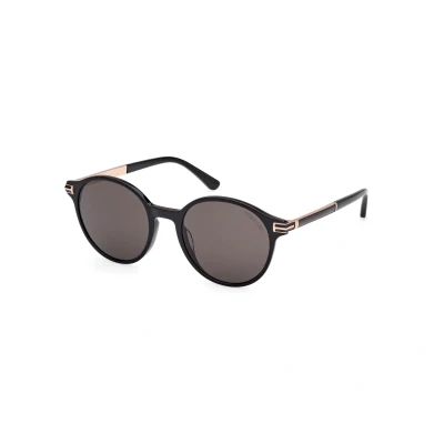 Abbildung von Tom Ford Araki Sonnenbrille, Herren, Größe: One Size, Shiny black/smoke