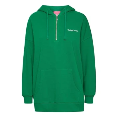 Abbildung von Thejoggconcept Jcsafine Halfzip Sweatshirt, Damen, Größe: Large, Lush meadow
