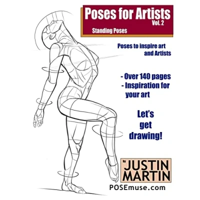 Abbildung von Poses for Artists Volume 2 Standing Poses: An essential reference figure drawing and the human form (Inspiring Art Artists, Band 2)