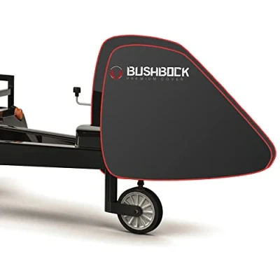 Abbildung von BUSHBOCK® Premium Deichselhaube wasserdicht universal Wohnwagen Deichselabdeckung mit Klickverschluss Abdeckung für Anhänger Antischlingerkupplung &amp; Kastenschloss