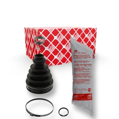 Abbildung von FEBI BILSTEIN 38339 Achsmanschette Vorderachse, getriebeseitig Gummi VOLKSWAGEN: Golf 4 Variant, Sharan I, Schrägheck, AUDI: A3 Schrägheck