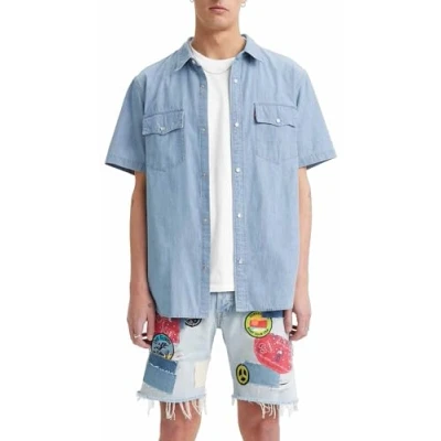 Abbildung von Levi&#039;s SS Relaxed FIT Western Hemd, Herren, Größe: XXL, New hyde chambray