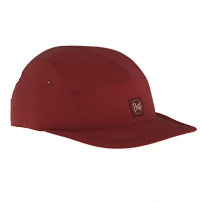 Abbildung von Buff 5 Panel Explore Cap 1313944291000, Unisex with a Visor, red, One Size EU