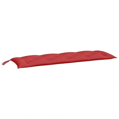 Abbildung von vidaXL Gartenbankauflage, Bankauflage Sitzkissen Outdoor, Polsterauflage Auflage für Gartenbank, Bankpolster Bankkissen, Rot 150x50x7cm Oxford Gewebe