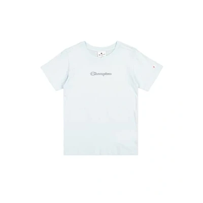Abbildung von Champion Graphic Crewneck WITH Large LOGO Tshirt print für Kinder, Größe: 102/107, Blue