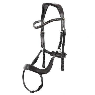 Abbildung von BR Trensen Mirfield Cob Schwarz / Silber