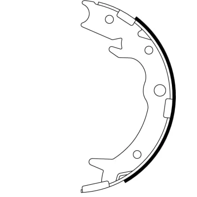 Abbildung von TEXTAR 91062800 Handbremsbeläge ohne Handbremshebel HONDA: Accord 7 Tourer, CR V 2, Shuttle