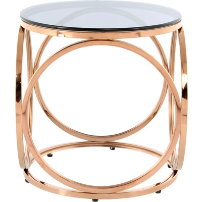 Abbildung von Kayoom Beistelltisch &quot;Beistelltisch Whitney 125&quot;, Glamouröses Design, hochwertige Verarbeitung, pflegeleicht