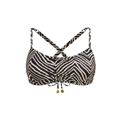 Abbildung von Freya Fiji Falls Bralette Bikini Top Schwarz D 75 Damen