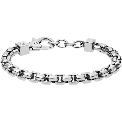 Abbildung von Armani Exchange Armband silvercoloured, Herren, Größe: One Size, Silver coloured