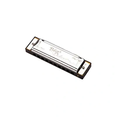 Abbildung von Fender Blues Deluxe Mundharmonika, Tonart F, 10 Löcher, Nickel Chrom, Inklusive Etui