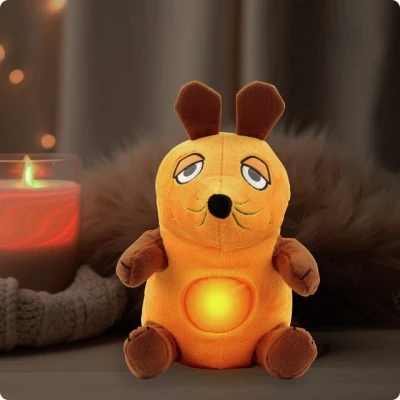 Abbildung von ANSMANN AG LED Nachtlicht Maus Kuscheltier inkl. Batterien &amp; Musik Funktion