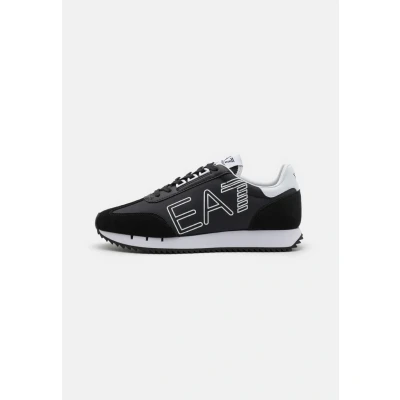 Abbildung von EA7 Emporio Armani Vintage Unisex Sneaker low, Größe: 44, Black/white/black eagle Schuhe