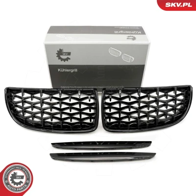 Abbildung von ESEN SKV 66SKV093 Kühlergrill glänzend, schwarz BMW: 3 Touring, Limousine