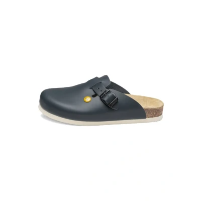 Abbildung von vitaform Pantolette flach, Damen, Größe: 46, Blau ws Schuhe