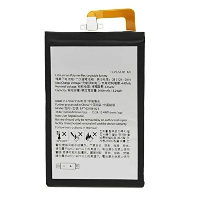 Abbildung von Backupower Ersatz BAT 63108 003 BAT63108 Akku Batterie Kompatibel mit Handy Smartphone Telefon BlackBerry BBB100 1, 1 TD LTE, 2, 3, 6, KEYone