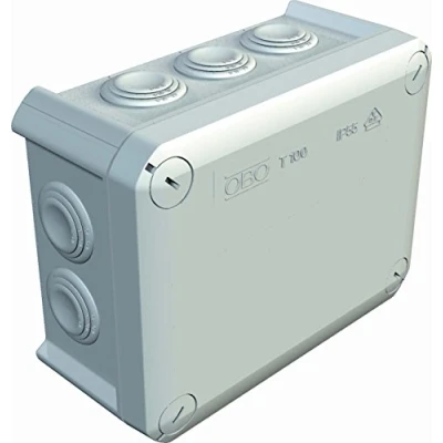 Abbildung von OBO Schmiedebox T10010 Stück M25 Membranen151x117 mm, weiß halogenfrei