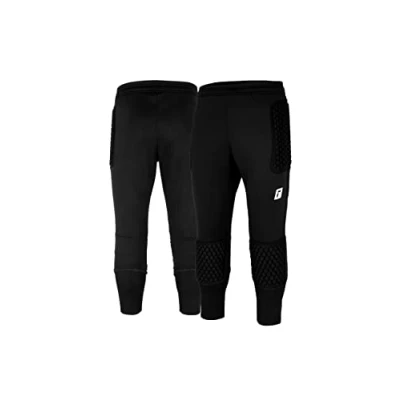 Abbildung von Reusch Torwart Contest Short Advance Jogginghose, Größe: XXL, Black/silver