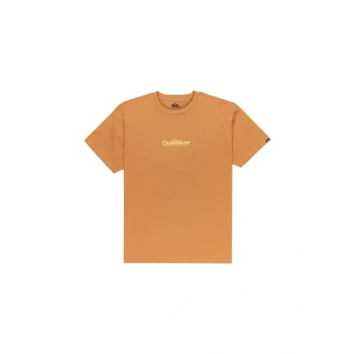 Abbildung von Quiksilver Fineline Youth Unisex Tshirt print für Kinder, Größe: 176, Brown