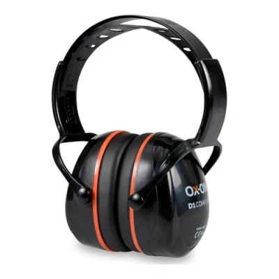 Abbildung von OX ON EARMUFFS D1 COMFORT, Dielektrischer Gehörschutz mit 31 dB SNR, Leichtgewicht (212g), Höhenverstellung per Klick, Für Elektrische und Feuchte Umgebungen, Komfortabel &amp; ventiliert