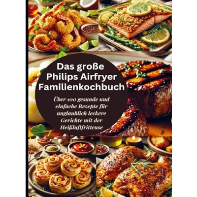 Abbildung von Das große Philips Airfryer Familienkochbuch: Über 100 gesunde und einfache Rezepte für unglaublich leckere Gerichte mit der Heißluftfritteuse