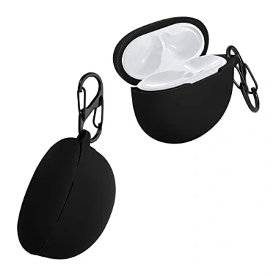 Abbildung von kwmobile Hülle kompatibel mit Huawei Freebuds 4i Kopfhörer Case TPU Silikon Cover Schutzhülle in Schwarz