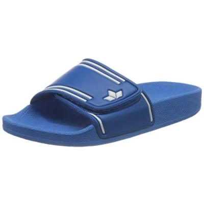 Abbildung von LICO Coast V Pantolette flach für Kinder, Größe: 30, Blau weiss Schuhe