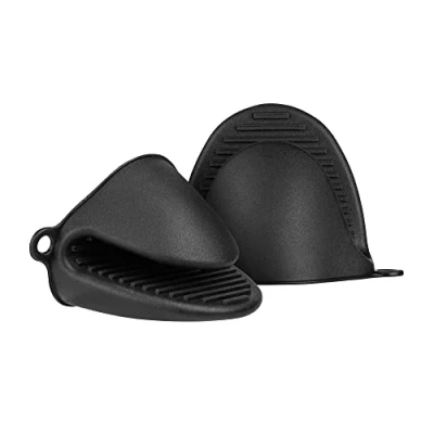 Abbildung von kwmobile Hitzeschutzhandschuhe 2x Silikon Topflappen Ofenhandschuh Set Topfhandschuhe