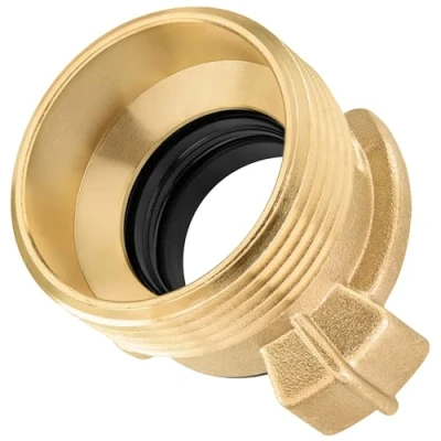 Abbildung von Poppstar Messing Schnellkupplung 1 1/4 Zoll Außengewinde (G 1/4“ Gewinde auf Klauenkupplung System Geka)