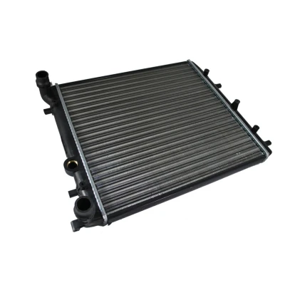 Abbildung von THERMOTEC D7W005TT Kühler, Motorkühlung Aluminium, Kunststoff für Fahrzeuge ohne Klimaanlage 430 406 22 Schaltgetriebe Kühlrippen mechanisch gefügt