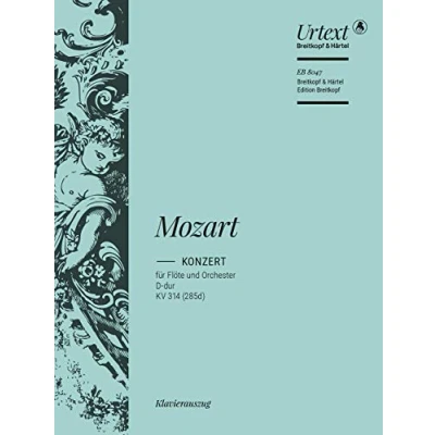 Abbildung von Flötenkonzert D dur KV 314 (285d) Breitkopf Urtext Ausgabe für Flöte und Klavier (EB 8047)