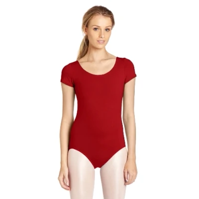 Abbildung von Capezio Klassischer Damen Tanzanzug, kurzärmelig Rot Large