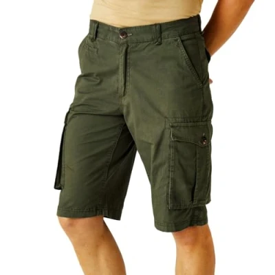 Abbildung von Regatta Herren Men&#039;s Shorebay Vintage Look Cargo Shorts Pants, Dark Khaki, 42