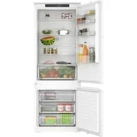 Abbildung von Bosch KBN96NSE0, Serie 2, Smarte Einbau Kühl Gefrier Kombination, 194 x 71 cm Nische, 185 L Kühlen + 98 Gefrieren, Made in Germany, NoFrost, VitaFresh XXL für längere Frische, sehr Leise, Weiß