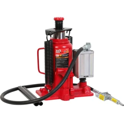 Abbildung von BIG RED 20 Tonnen Hydraulische Pumpe aus Aluminiumlegierung, pneumatischer Schnellheber, geschweißter Auto Wagenheber, längere Lebensdauer, ideal für Auto, Pickup, LKW, SUV, Industrietechnik