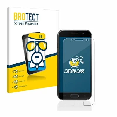 Abbildung von BROTECT Schutzglas für Samsung Galaxy A3 2017 Schutzfolie Panzer Folie Glas [Extrem Kratzfest 9H, Anti Fingerprint, Ultra Transparent]