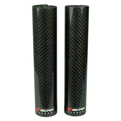 Abbildung von SCAR CARBON UNTERE GABELSCHÜTZER kompatibel mit KTM YAMAHA HONDA HUSQVARNA GASGAS BETA KAWASAKI SUZUKI 125 250 300 350 390 430 450 480 500